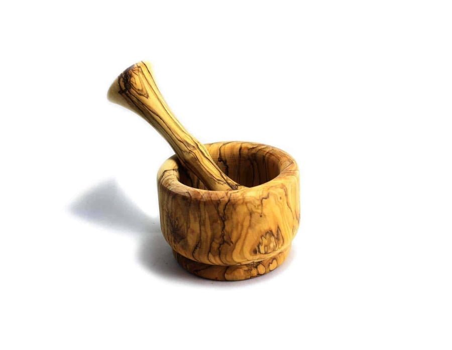 Olive Wood Mortar #KI119