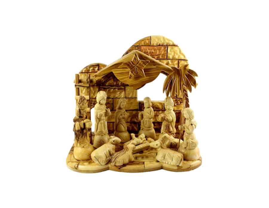 Olive Wood Nativity Set #NA101