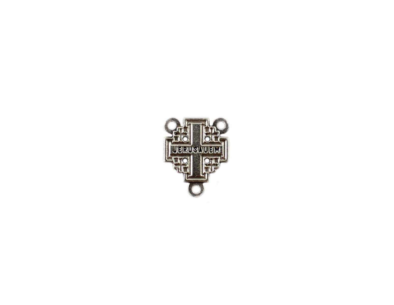 Jerusalem Cross Rosenkranz Mittelstück (1,5 cm / 0,5") #B112