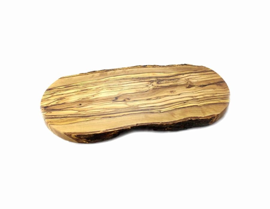 Olive Wood Cutting board tray chopping board natural edge #KI123