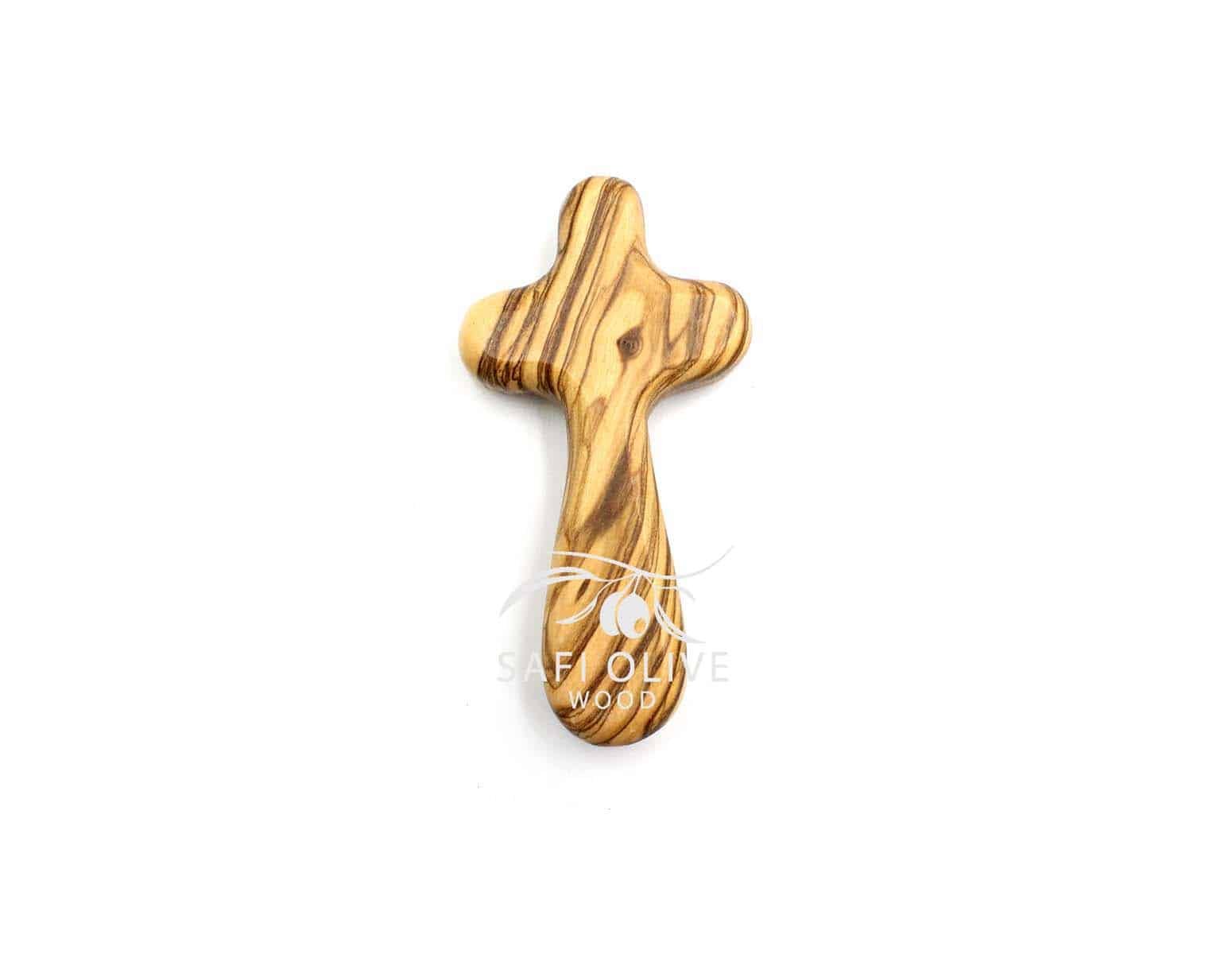Olive Wood Hand Cross (10 CM / 4'') #CR153