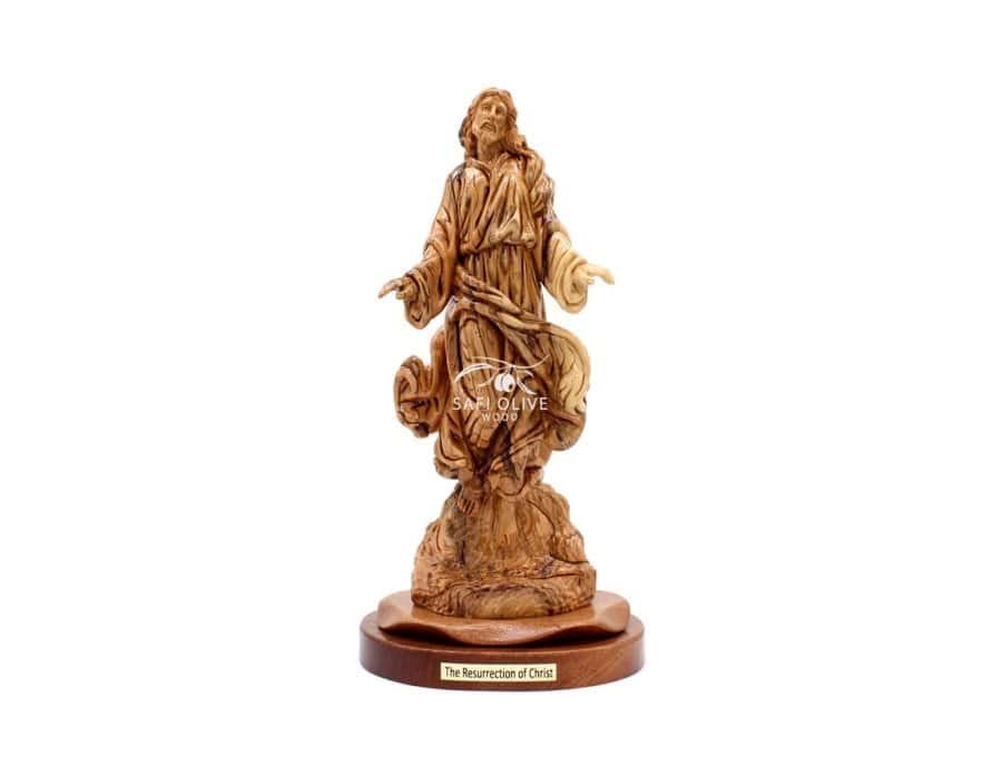 The Resurrection of Jesus Christ  Olive Wood Statue #FI136
